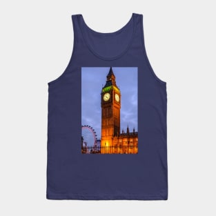 Elizabeth Tower at night Tank Top